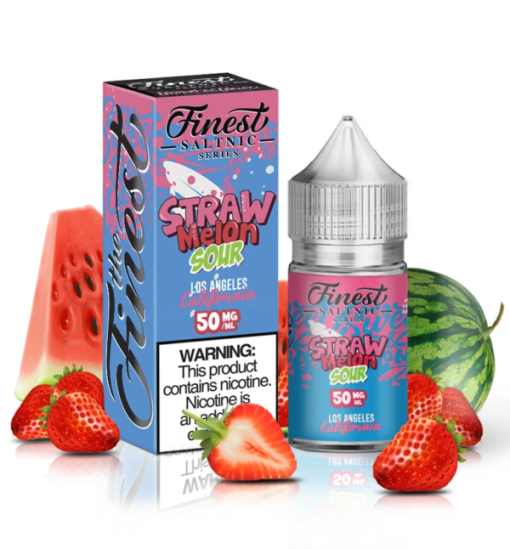 STRAWMELON SOUR BELTS THE FINEST SALTNIC SERIES 30ML 50MG