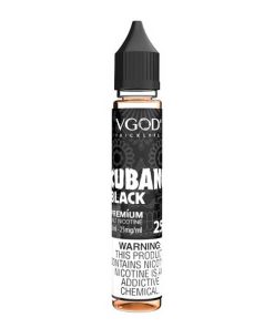 VGOD SALTNIC CUBANO BLACK 30ML 25MG 50 MG