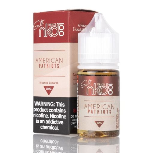 AMERICAN PATRIOTS NKD 100 SALT E-LIQUID 30ML 35MG 4