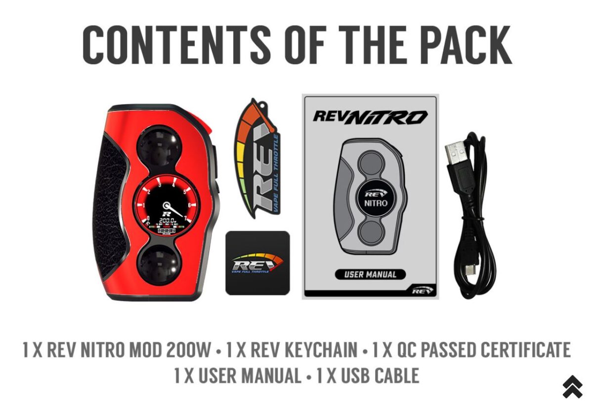REV NITRO V2 200W TC KIT WITH DRIFT TANK 2