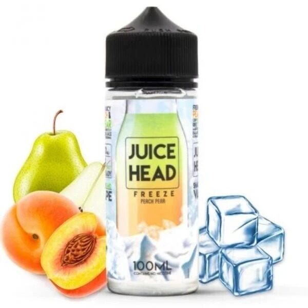 JUICE HEAD EXTRA FREEZE PEACH PEAR 100ML 3MG 6MG 2