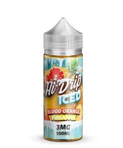 HI DRIP BLOOD ORANGE PINEAPPLE ICED 100ML 0 MG 3 MG 2