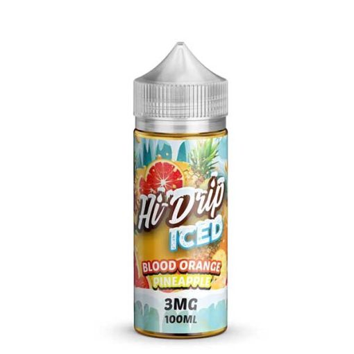 HI DRIP BLOOD ORANGE PINEAPPLE ICED 100ML 0 MG 3 MG 2