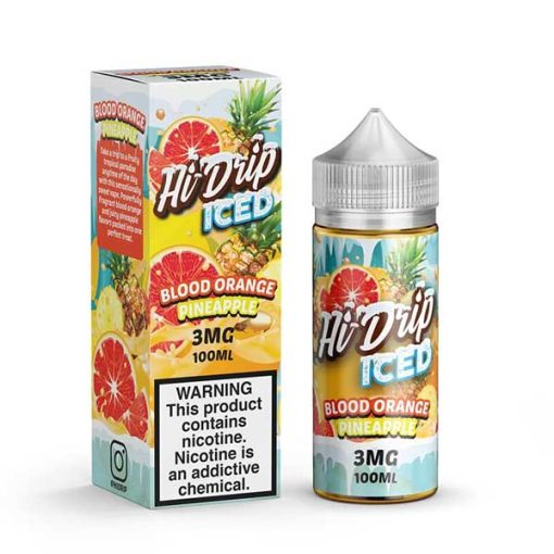 HI DRIP BLOOD ORANGE PINEAPPLE ICED 100ML 0 MG 3 MG