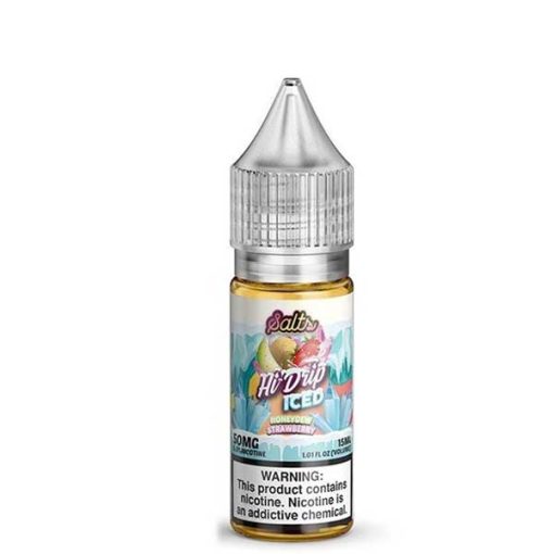 HI DRIP SALT HONEYDEW STRAWBERRY ICED 15ML & 30ML 20MG