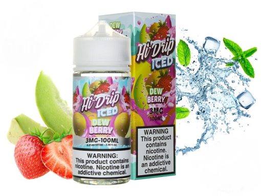 HI DRIP DEW BERRY ICED ELIQUID 100ML 3MG 4