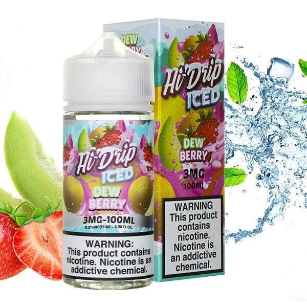 HI DRIP DEW BERRY ICED ELIQUID 100ML 3MG 4