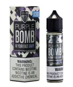 ICED PURPLE BOMB VGOD ELIQUID 60ML 3MG 6MG 12MG 18MG 2