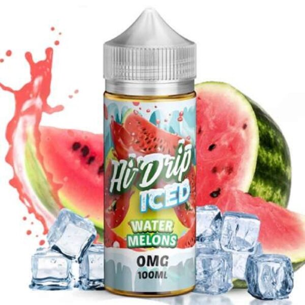 WATER MELONS ICED BY HI DRIP ELIQUID 100ML 3MG 3