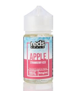 ICED STRAWBERRY REDS APPLE EJUICE 7 DAZE 60ML 3MG 4