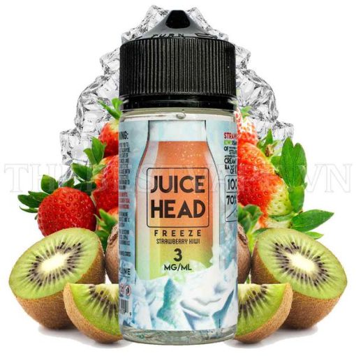 JUICE HEAD EXTRA FREEZE STRAWBERRY KIWI 100ML 2