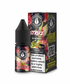 STRIKE MELON BERRIES NIC SALT ELIQUID BY JUICE N POWER 10ML 20MG