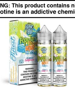 THE FINEST ELIQUID APPLE PEACH SOUR ON ICE 60ML 6MG