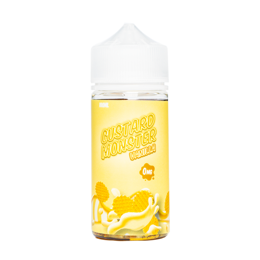 VANILLA CUSTARD CUSTARD MONSTER JAM MONSTER LIQUIDS 100ML 3MG 3