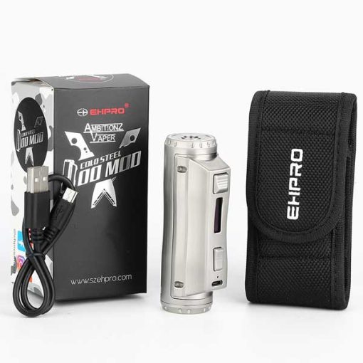 EHPRO COLD STEEL 100 120W TC BOX MOD 13