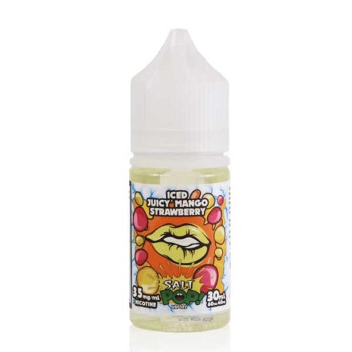 POP VAPORS SALT MANGO STRAWBERRY ICED 30ML 35MG