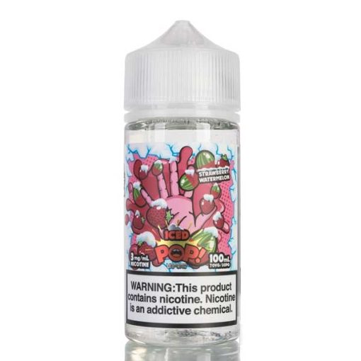 POP VAPORS STRAWBERRY WATERMELON ICE 100ML 3MG 2