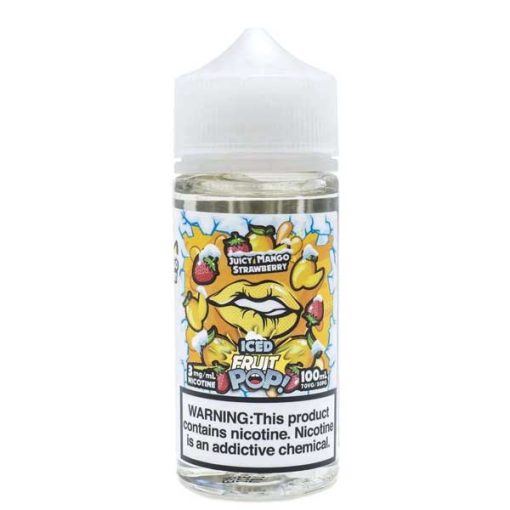 POP VAPORS MANGO STRAWBERRY ICE 100ML 3MG