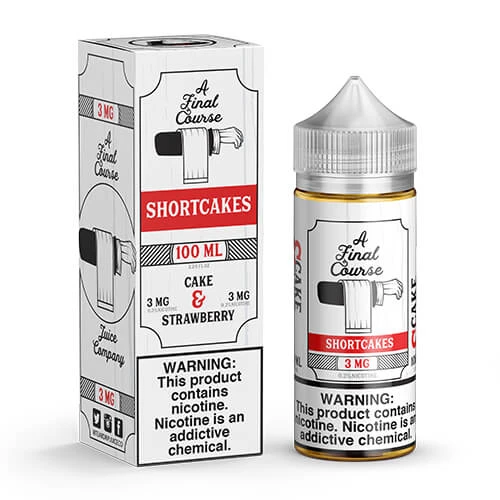 SHORTCAKES BY A FINAL COURSE EJUICE 100ML 3MG