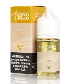 EURO GOLD NKD 100 SALT ELIQUID 30ML 4