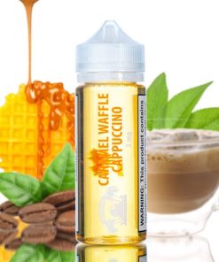 THE PIER EJUICE CARAMEL WAFFLE CAPPUCCINO 120ML ELIQUID 6MG