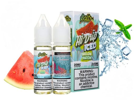 ICED MELON PATCH HI DRIP SALTS 2 X 15ML 30ML 2