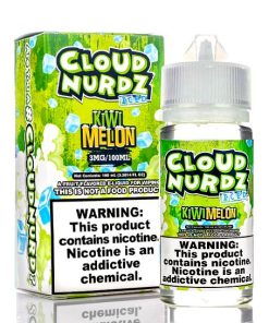 ICED KIWI MELON CLOUD NURDZ ELIQUID 100ML 3MGICED KIWI MELON CLOUD NURDZ ELIQUID 100ML 3MG