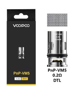 VOOPOO PNP VM5 0.2OHM REPLACEMENT COILS 2