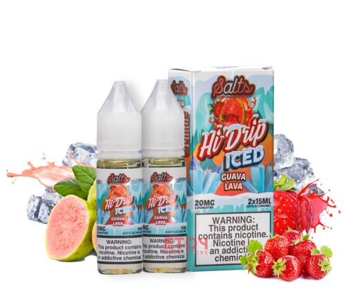 ICED GUAVA LAVA HI DRIP SALTS 30ML 4