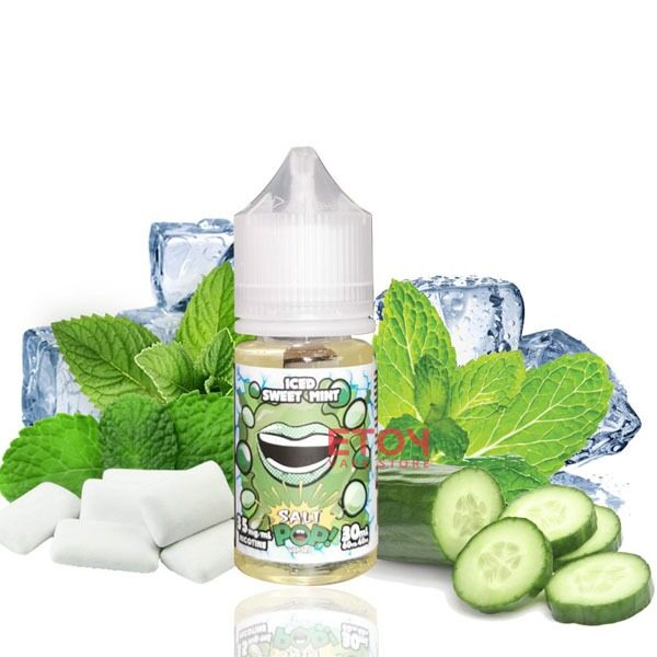POP VAPORS SALTNIC SWEET MINT ICED 30ML 35MG