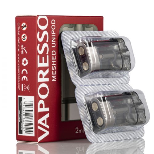 VAPORESSO XTRA REPLACEMENT PODS 0.8 OHM MESHED UNIPOD 8
