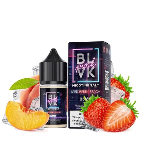 ICED BERRY PEACH SALT BLVK PINK SERIES BLVK UNICORN 30ML