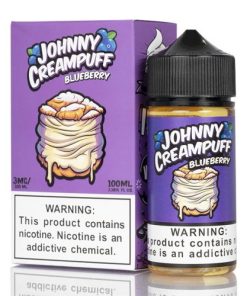 JOHNNY CREAMPUFF BLUEBERRY BY TINTED BREW JUICE CO 100ML 3MG