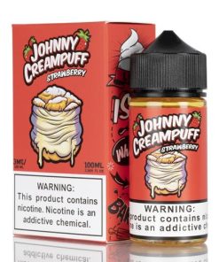 JOHNNY CREAMPUFF STRAWBERRY BY TINTED BREW JUICE CO 100ML 3MG