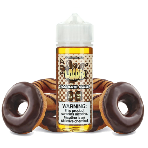 CHOCOLATE GLAZED DONUT LOADED E-LIQUID RUTHLESS VAPORS 120M 6MG