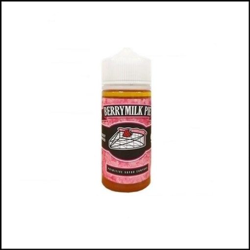 BERRYMILK PIE ELIQUID BY PRIMITIVE VAPOR 100ML 6MG 3