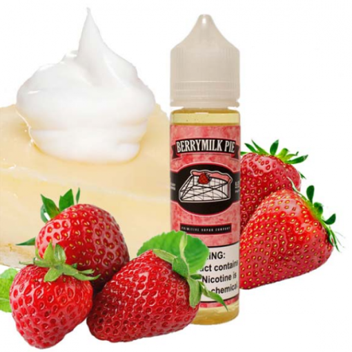 BERRYMILK PIE ELIQUID BY PRIMITIVE VAPOR 100ML 6MG 2