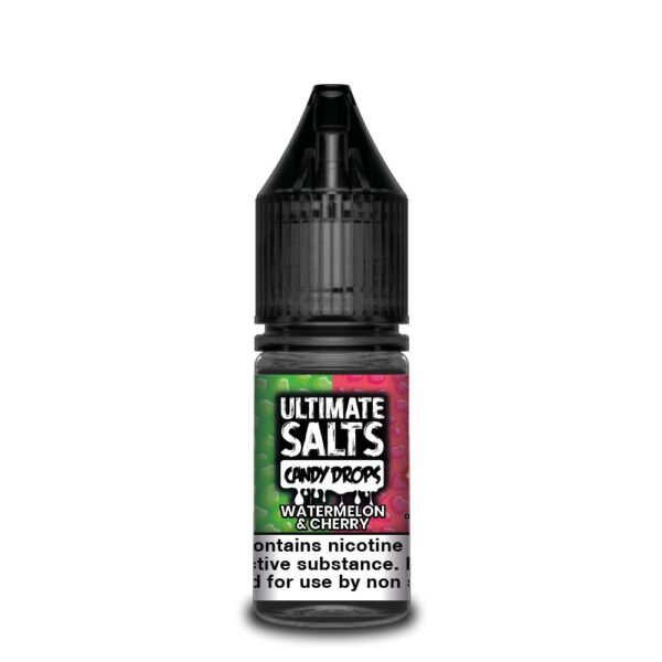 ULTIMATE SALTS CANDY DROPS WATERMELON & CHERRY 30ML 50MG