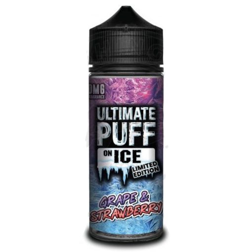 ULTIMATE PUFF ON ICE GRAPE AND STRAWBERRY 120ML 3MG 6MG