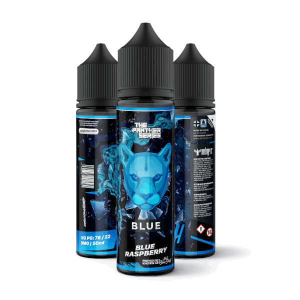 DR VAPES BLUE PANTHER BLUE RASBERRY 60ML 3MG 6MG 12MG 18MG