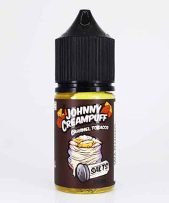 JOHNNY CREAMPUFF SALT CARAMEL TOBACCO BY TINTED BREW JUICE CO. 30ML 35MG 50MG 2