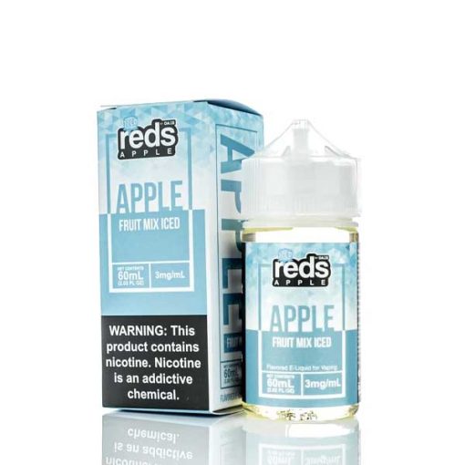 ICED FRUIT MIX RED’S APPLE EJUICE 7 DAZE 60ML 3MG 6MG 12MG