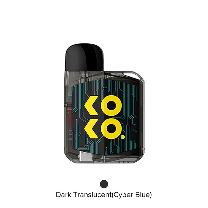 Uwell Caliburn KOKO Prime Vision Dark Transulcent Cyber Blue Color