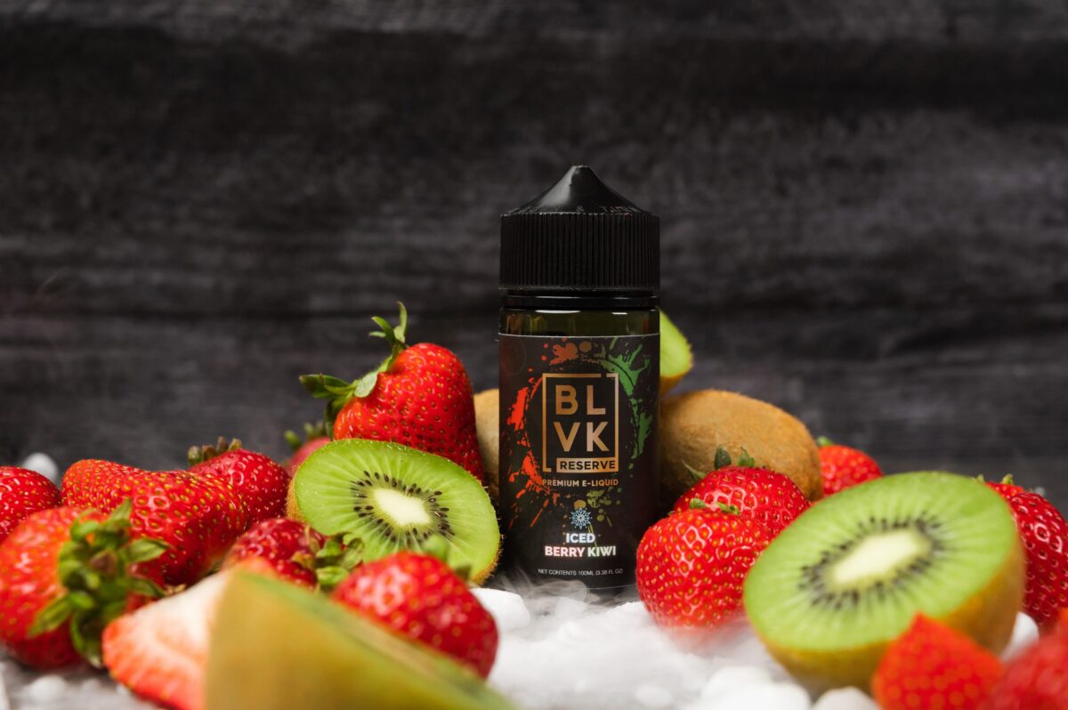 BLVK ICED Berry KIWI 100ml by BLVK Reserve 100ml in 3mg