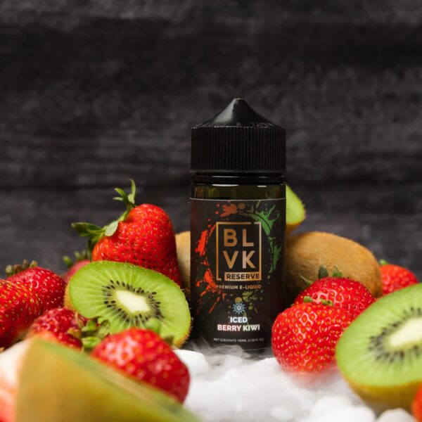 BLVK ICED Berry KIWI 100ml by BLVK Reserve 100ml in 3mg