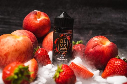 BLVK Pink Series Iced Berry Peach by BLVK Reserve in 100ml 3mg