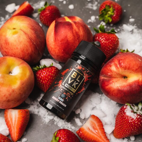 BLVK RESERVE ICED Berry Peach Pink Series in 100ml