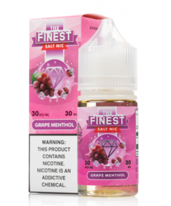 The Finest Salt Nic Grape Menthol Box Bottle