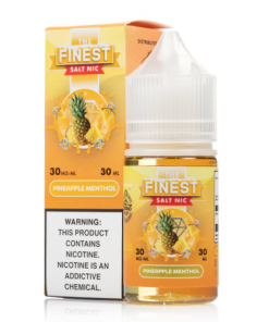 The Finest SaltNic Pineapple Menthol Box Bottle