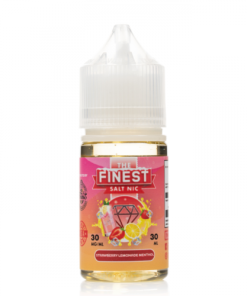 The Finest SaltNic Strawberry Lemonade Menthol Bottle